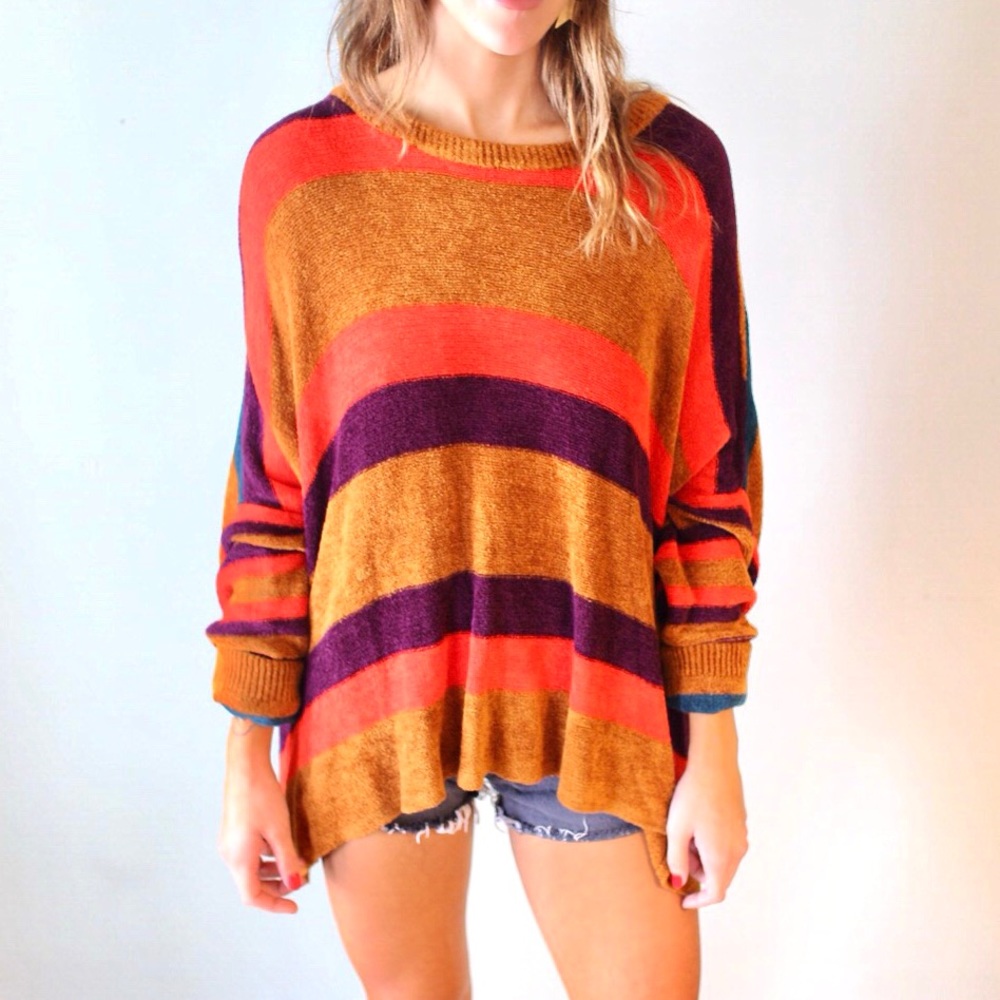 Free People striped sweater